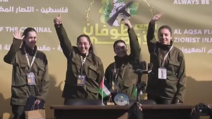 Hamas Releases Four Israeli Female Soldiers in Prisoner Exchange