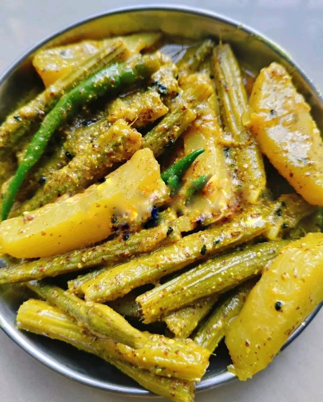 সজনে আলুর ঝাল