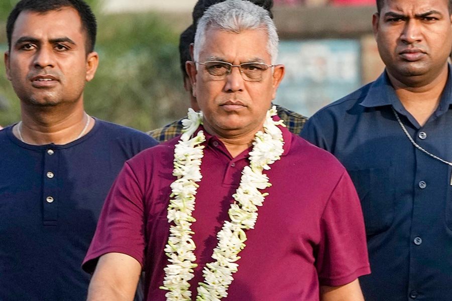Dilip Ghosh Slams Congress