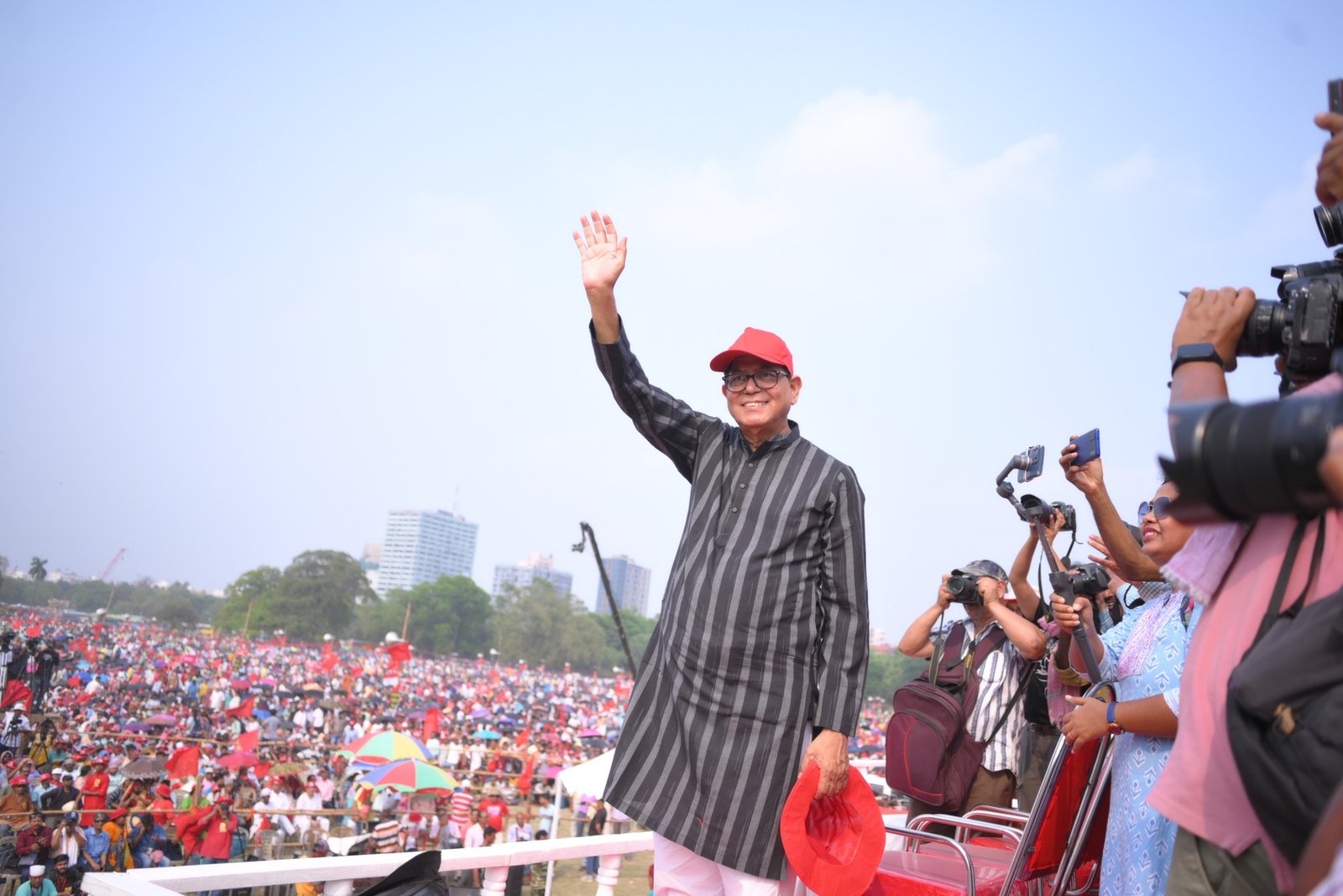 Brigade Rally 2025 Salim CPIM strengthen Red Flag