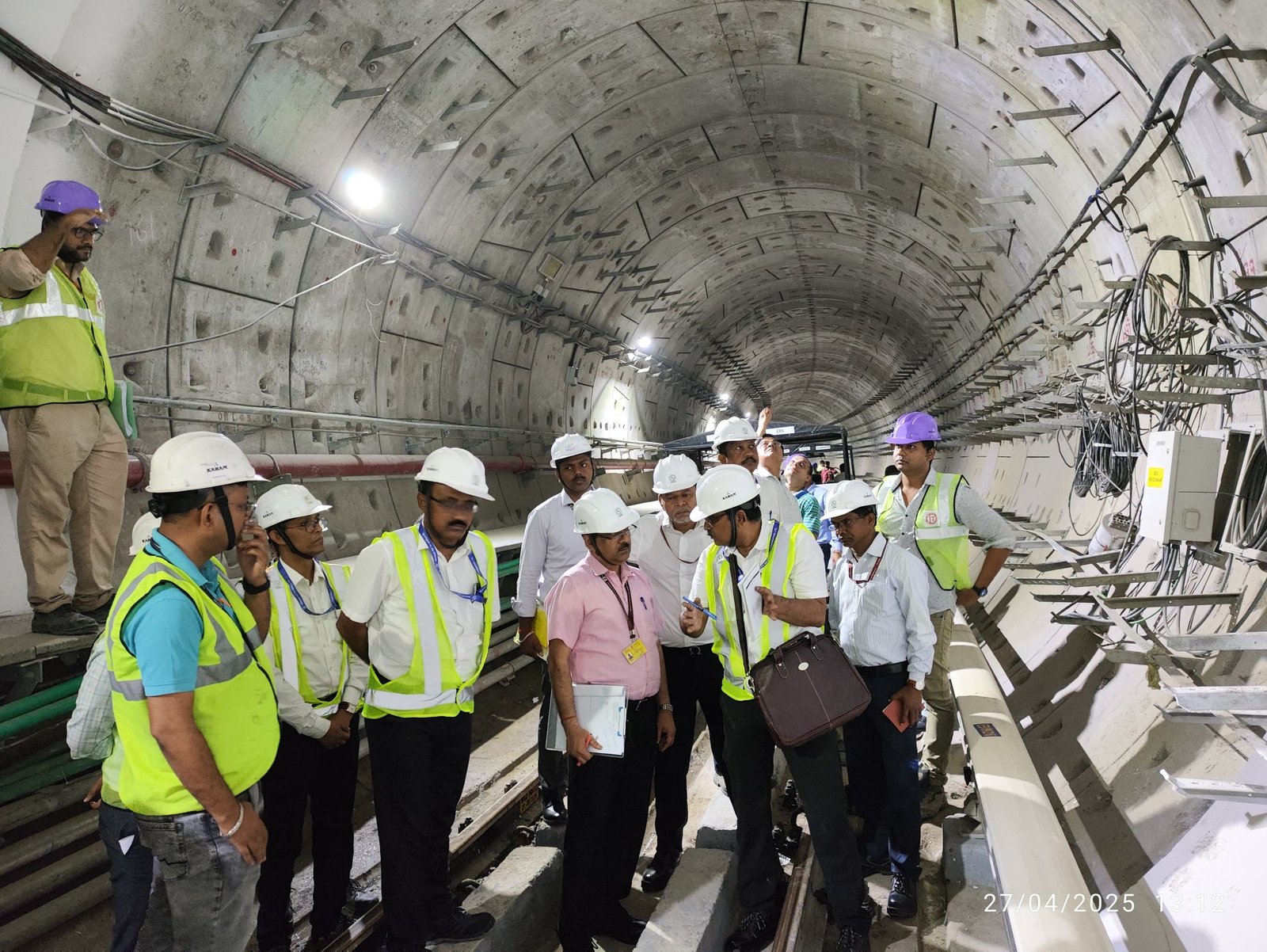 Railway Safety Commissioner Inspects Dharmatala to Sealdah Metro Green Line in Kolkata