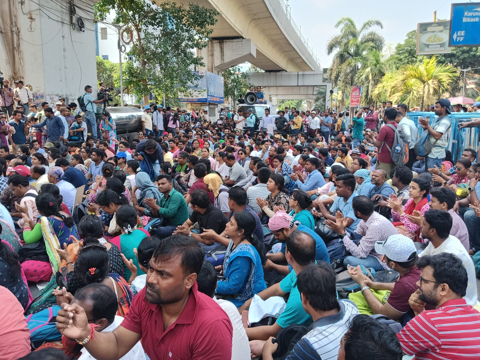 Jobless teachers cancel Nabanna march