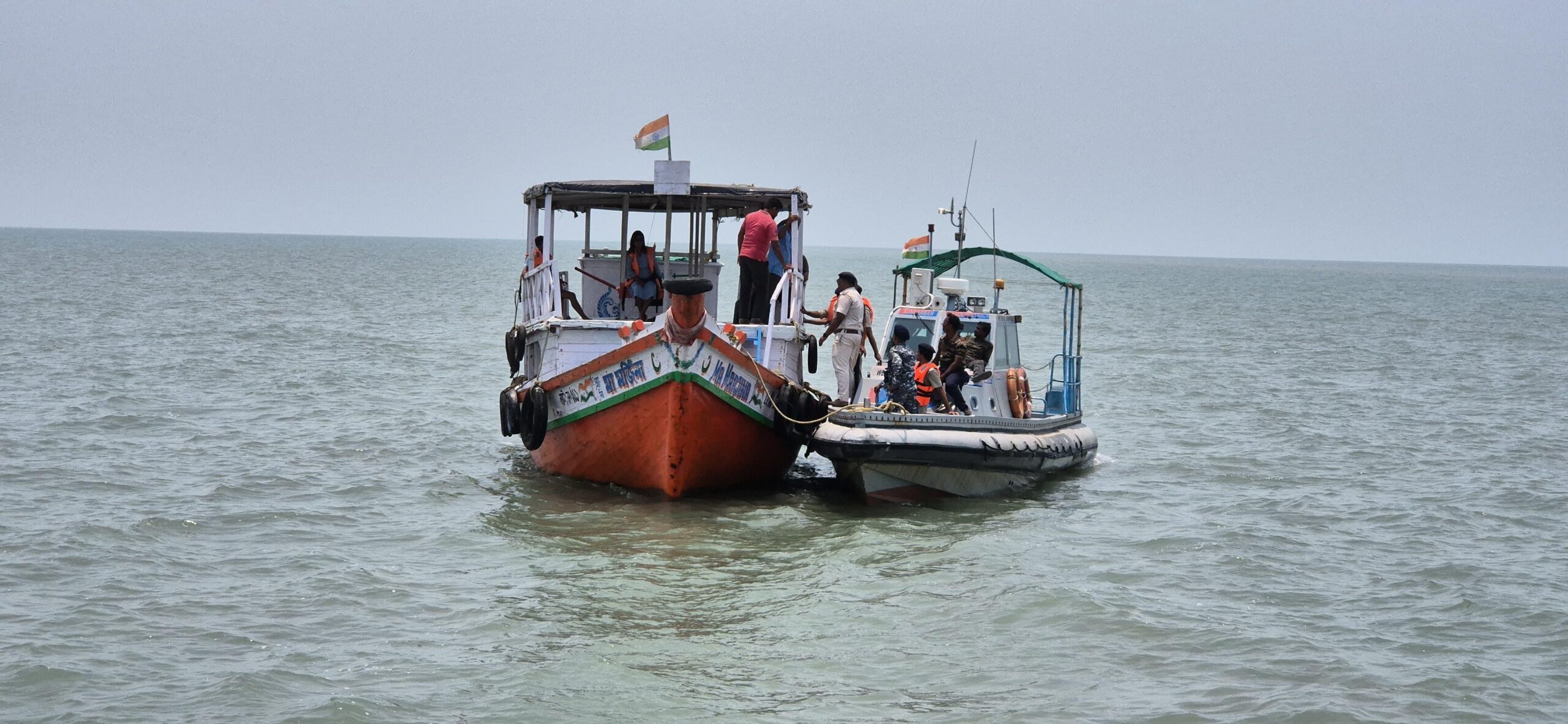 রাজ্যের ফ্রেজারগঞ্জ বন্দর এলাকায় নদীর মোহনায় যৌথ মহড়া, নিরাপত্তা জোরদার